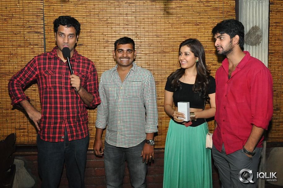 Oohalu-Gusagusalaade-Team-Gift-To-Radio-Mirchi-Contest-Winner